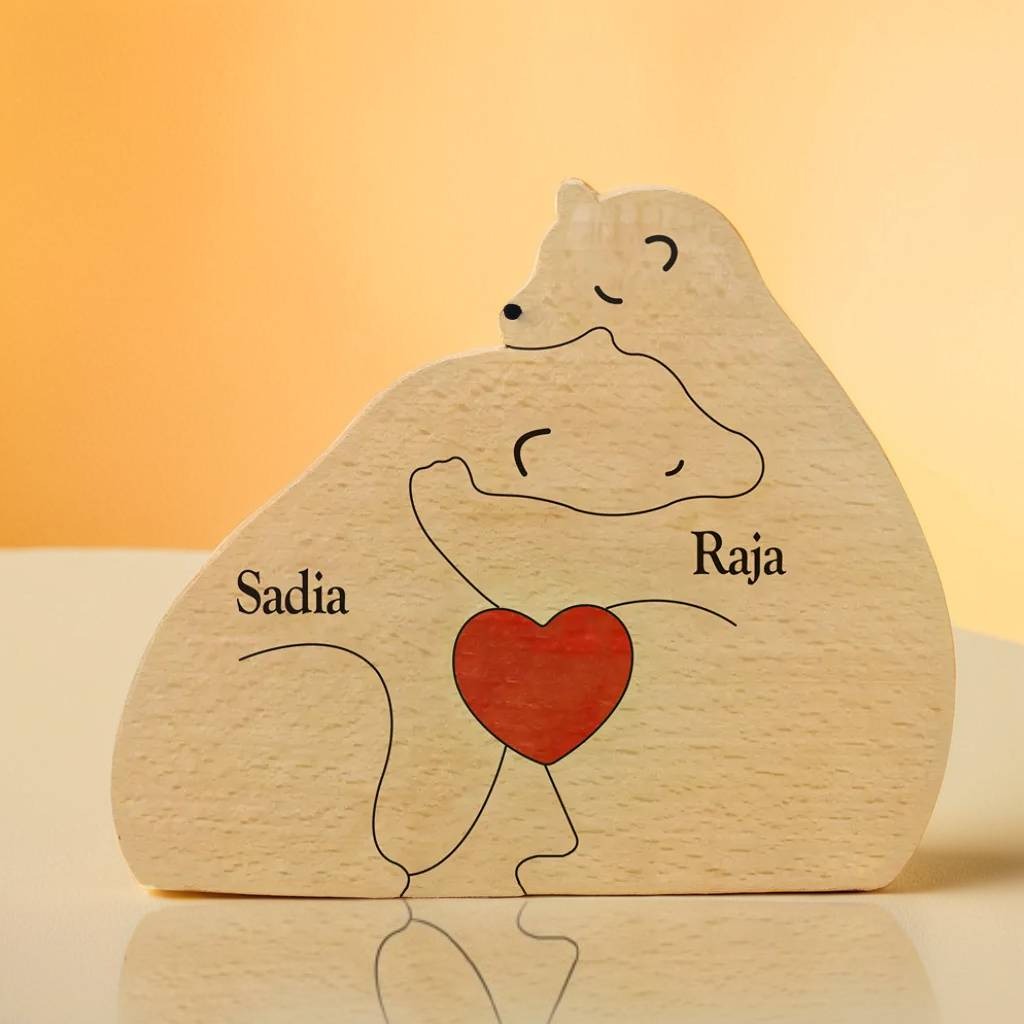 Wood Family Clan- Customize Wooden Puzzle