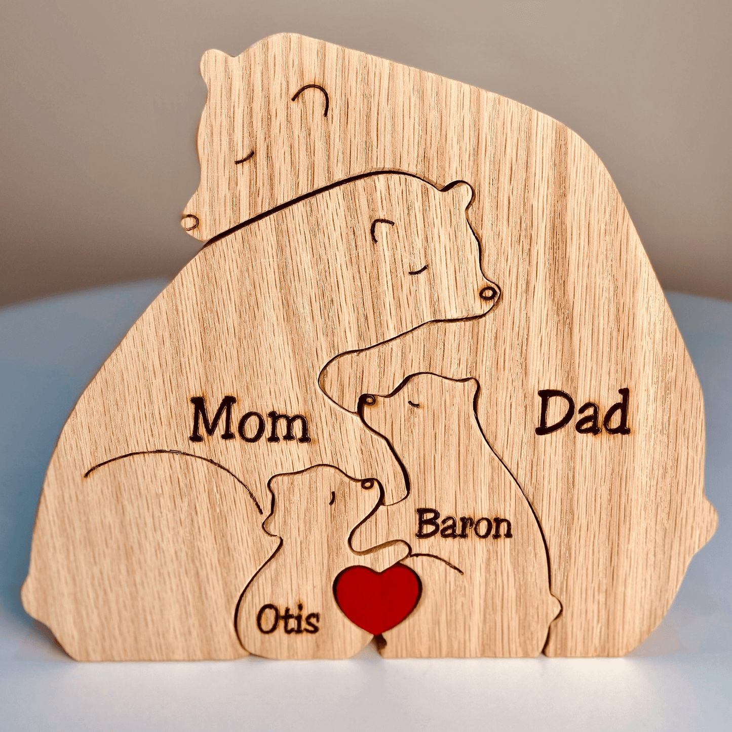 Wood Family Clan- Customize Wooden Puzzle