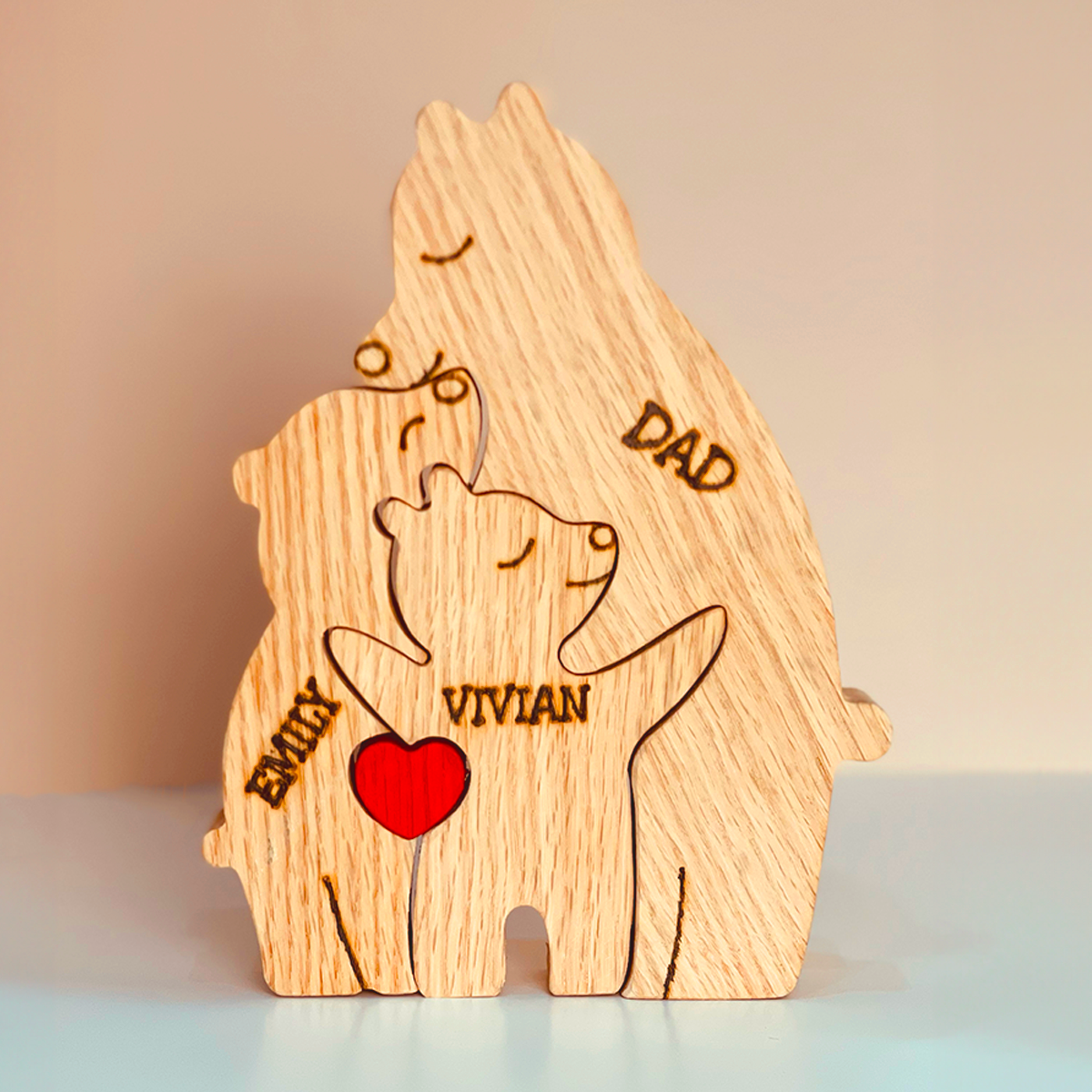 Wood Family Clan- Customize Wooden Puzzle