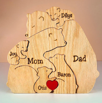 Wood Family Clan- Customize Wooden Puzzle